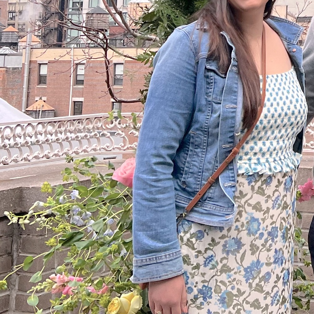 NEW/WORN ONCE TAYLOR GREEN AND BLUE MAXI DRESS! - Size 10